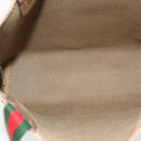 GUCCI GG Supreme Web Sherry Line Tote Bag PVC Beige Red 39 02 003 Auth 176643-10