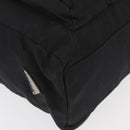PRADA Tote Bag Nylon Black Silver Auth 176645-8