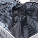 PRADA Tote Bag Nylon Black Silver Auth 176645-21