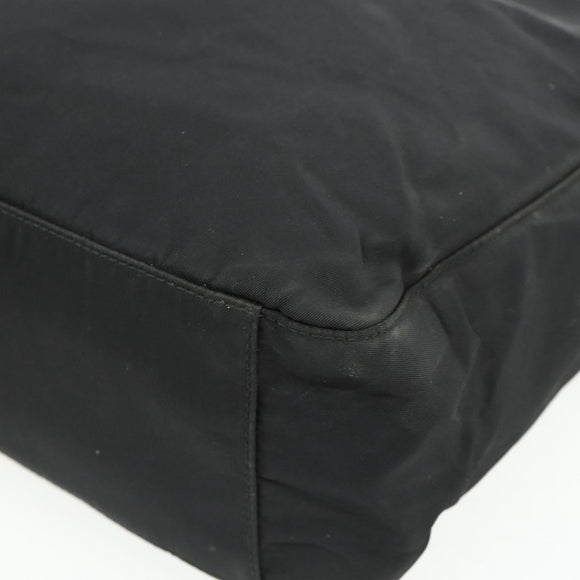 PRADA Tote Bag Nylon Black Auth 176646