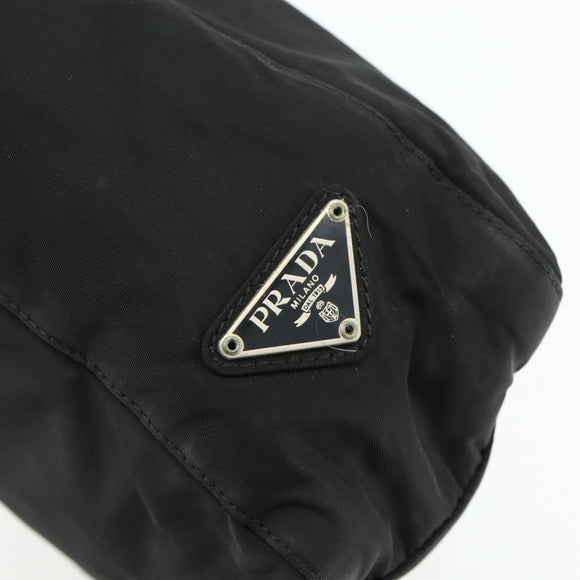 PRADA Tote Bag Nylon Black Auth 176646