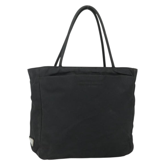 PRADA Tote Bag Nylon Black Auth 176646