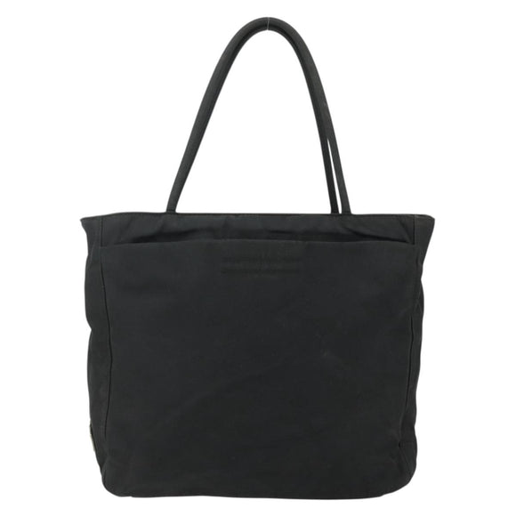 PRADA Tote Bag Nylon Black Auth 176646