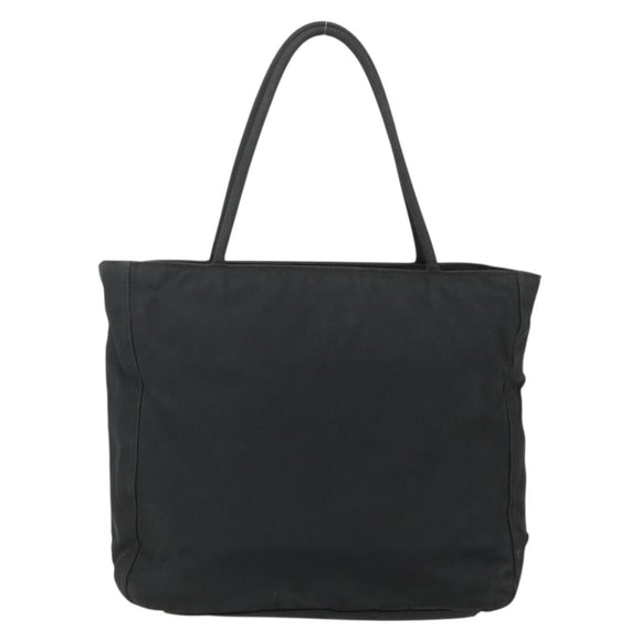 PRADA Tote Bag Nylon Black Auth 176646