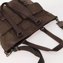 BURBERRY Tote Bag Nylon 2way Brown Auth 176648A-6