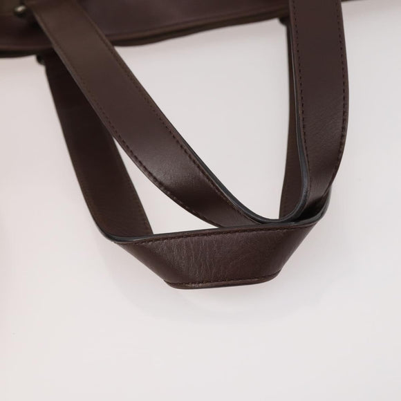 BURBERRY Tote Bag Nylon 2way Brown Auth 176648A