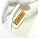 Christian Dior Shoulder Bag Leather White Gold Auth 176650-10