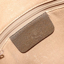 GUCCI GG Supreme Clutch Bag PVC Beige Gold 97 01 036 Auth 176652-14