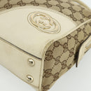 GUCCI GG Canvas Tote Bag Beige Gold 169971 Auth 176655-10