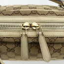 GUCCI GG Canvas Tote Bag Beige Gold 169971 Auth 176655-14