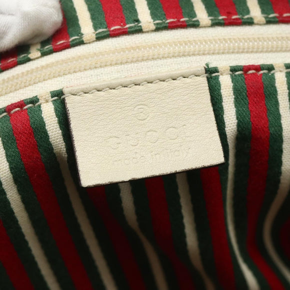 GUCCI GG Canvas Tragetasche Beige Gold 169971 Auth 176655