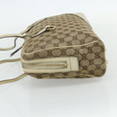 GUCCI GG Canvas Tote Bag Beige Gold 169971 Auth 176655-4