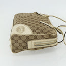 GUCCI GG Canvas Tote Bag Beige Gold 169971 Auth 176655-5