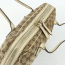 GUCCI GG Canvas Tote Bag Beige Gold 169971 Auth 176655-6