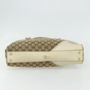 GUCCI GG Canvas Tote Bag Beige Gold 169971 Auth 176655-9