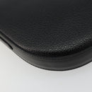 Burberrys Shoulder Bag Leather Black Gold Auth 176661-16
