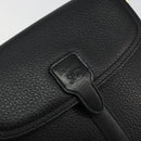 Burberrys Shoulder Bag Leather Black Gold Auth 176661-10