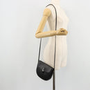 Burberrys Shoulder Bag Leather Black Gold Auth 176661-20