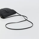 Burberrys Shoulder Bag Leather Black Gold Auth 176661-7