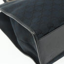 GUCCI GG Canvas Jackie Tote Bag Black Silver 002 1064 3444 Auth 176667-16