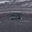 GUCCI GG Canvas Jackie Tote Bag Black Silver 002 1064 3444 Auth 176667-17