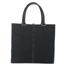 GUCCI GG Canvas Jackie Tote Bag Black Silver 002 1064 3444 Auth 176667-2