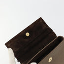 GUCCI Bamboo Hand Bag Leather Brown Gold 000 1014 1888 0 Auth 176672A-17
