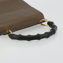 GUCCI Bamboo Hand Bag Leather Brown Gold 000 1014 1888 0 Auth 176672A-7