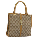 GUCCI Jackie GG Canvas Shoulder Bag Beige Gold 002 1065 3444 Auth 176673A-1