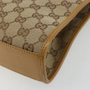 GUCCI Jackie GG Canvas Shoulder Bag Beige Gold 002 1065 3444 Auth 176673A-12