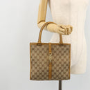 GUCCI Jackie GG Canvas Shoulder Bag Beige Gold 002 1065 3444 Auth 176673A-23