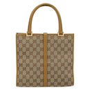 GUCCI Jackie GG Canvas Shoulder Bag Beige Gold 002 1065 3444 Auth 176673A-3