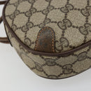 GUCCI GG Supreme Web Sherry Line Bag PVC Beige Red 89 02 055 Auth 176678-13
