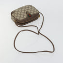 GUCCI GG Supreme Web Sherry Line Bag PVC Beige Red 89 02 055 Auth 176678-7