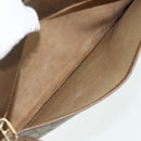 GUCCI GG Supreme Web Sherry Line Bag PVC Beige Red 904 02 026 Auth 176680-11