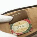 GUCCI GG Supreme Web Sherry Line Bag PVC Beige Red 904 02 026 Auth 176680-12