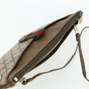 GUCCI GG Supreme Web Sherry Line Bag PVC Beige Red 904 02 026 Auth 176680-6