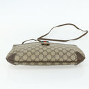 GUCCI GG Supreme Web Sherry Line Bag PVC Beige Red 904 02 026 Auth 176680-5