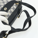 GUCCI GG Supreme Hand Bag PVC Navy Gold 89 02 062 Auth 176682-7