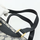 GUCCI GG Supreme Hand Bag PVC Navy Gold 89 02 062 Auth 176682-8