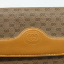 GUCCI Micro GG Supreme Shoulder Bag PVC Beige Gold 004 104 0024 Auth 176684-14