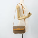 GUCCI Micro GG Supreme Shoulder Bag PVC Beige Gold 004 104 0024 Auth 176684-25