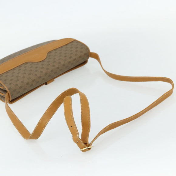 GUCCI Micro GG Supreme Shoulder Bag PVC Beige Gold 004 104 0024 Auth 176684