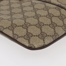 GUCCI GG Supreme Web Sherry Line Shoulder Bag PVC Beige 904 02 047 Auth 176686-10