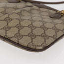 GUCCI GG Supreme Web Sherry Line Shoulder Bag PVC Beige 904 02 047 Auth 176686-13