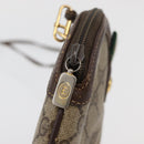 GUCCI GG Supreme Web Sherry Line Shoulder Bag PVC Beige 904 02 047 Auth 176686-14