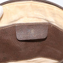 GUCCI GG Supreme Web Sherry Line Shoulder Bag PVC Beige 904 02 047 Auth 176686-16