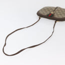 GUCCI GG Supreme Web Sherry Line Shoulder Bag PVC Beige 904 02 047 Auth 176686-7