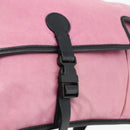 Miu Miu Shoulder Bag Leather Pink Silver Auth 176688A-18