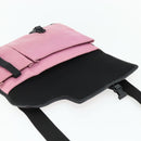 Miu Miu Shoulder Bag Leather Pink Silver Auth 176688A-10